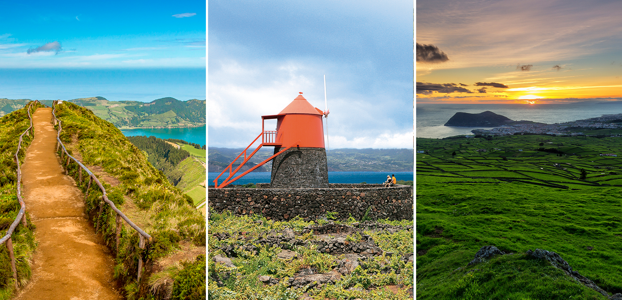 Sao-Miguel,Pico,Terceira