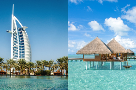 Dubai e Maldivas